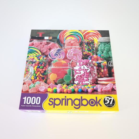 Springbok 1000 Piece Candy Galore Guy Call Photography Jigsaw Puzzle - GUC - Picture 4 of 11